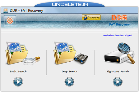 FAT undelete Software
