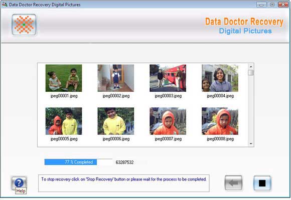 Formatted Photos Recovery Software screen shot