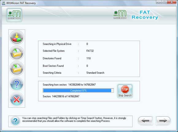 Screenshot of Recover Deleted Partition Files