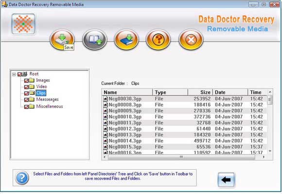 Screenshot of Digital Storage Disk Undelete