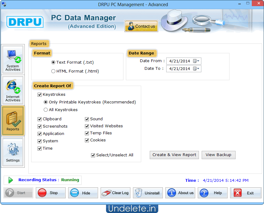 Advance Key Logger Software