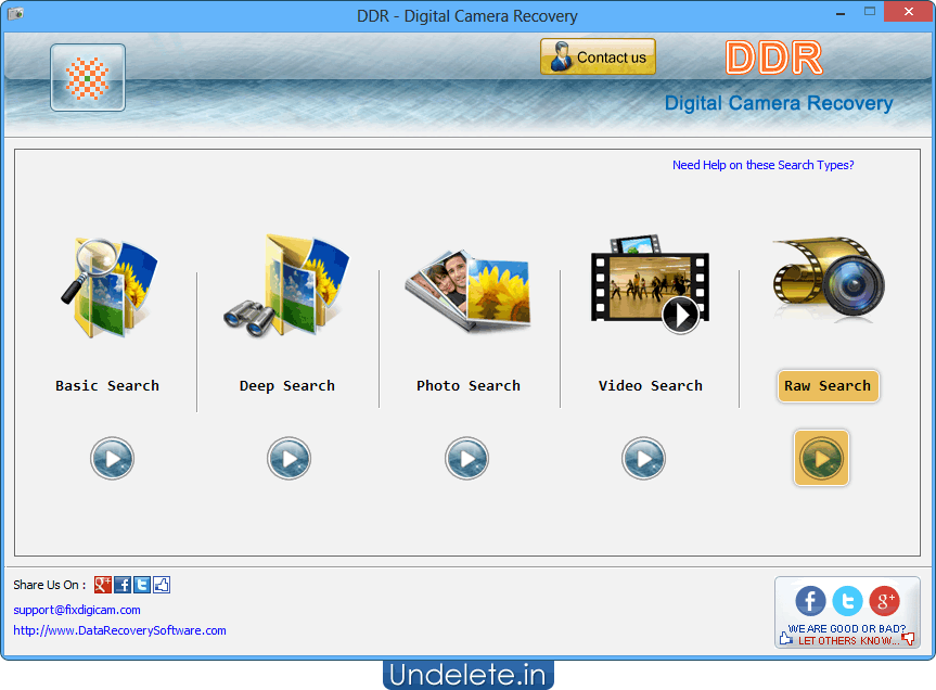 Digital Camera Undelete Software