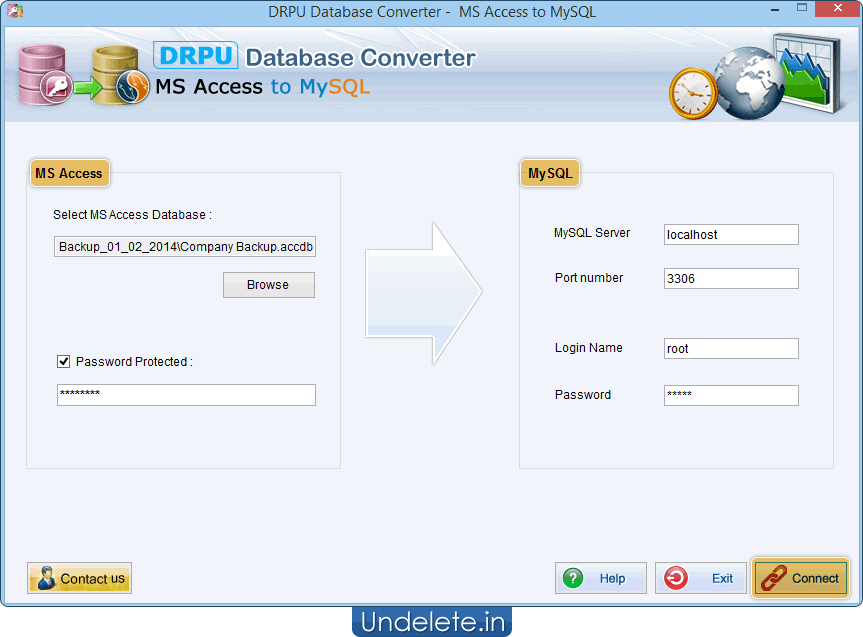 Database Converter Software - MS Access to MySQL