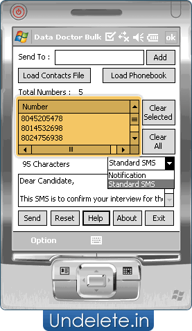 Load Contact numbers