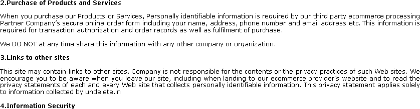 Privacy Policy