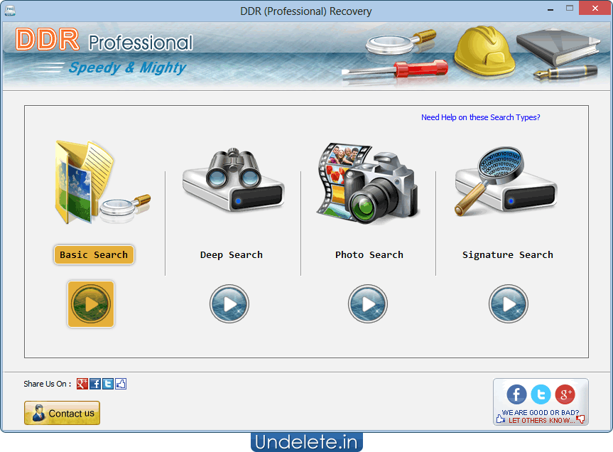 DDR Professional Undelete Software