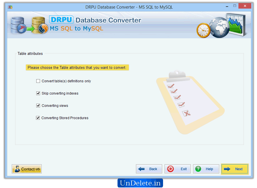 Database Converter Software - MS SQL to MySQL