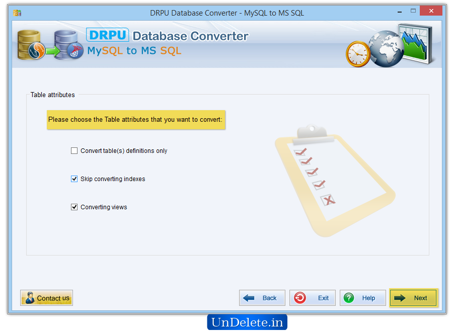 Database Converter Software - MS SQL to MySQL