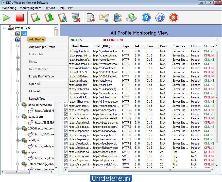 Website Monitoring Software