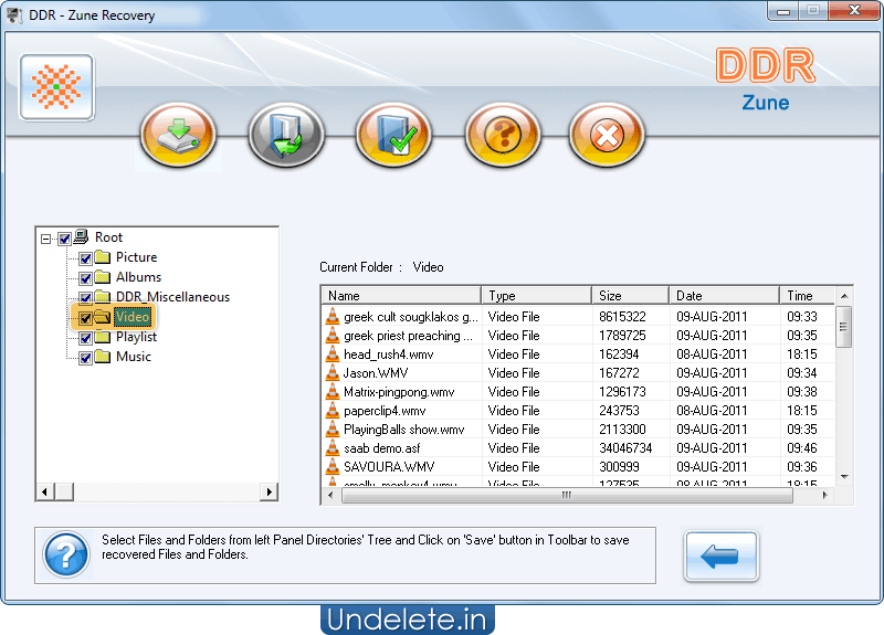 save recovered files